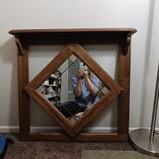 Vintage Wall Shelf And Mirror For