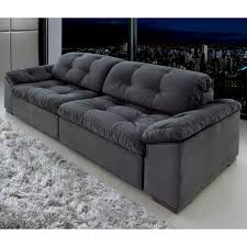sofa 2 lugares com assento retratil