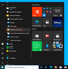 el explorador de archivos de windows