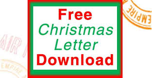 Download Our Free Christmas Letter Template In Time For Christmas