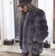 Real Fox Fur Coats Women Fur Jacket