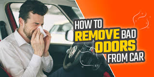 remove bad odors from car