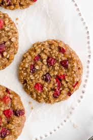 healthy cranberry oatmeal cookies amy