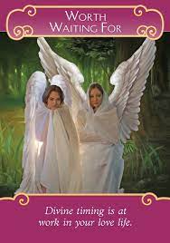 Free angel card reading love. Oracle Card Worth Waiting For Angel Tarot Cards Angel Cards Reading Angel Tarot