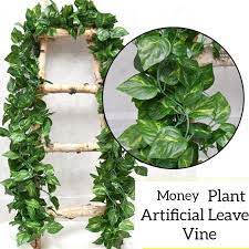 artificial money plant vine icoo