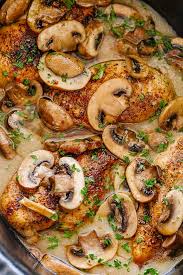 Slow cooker chicken thighs and vegetables is a complete meal made easy! Creamy Crock Pot Chicken Marsala Easy Chicken Marsala Recipe