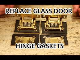 How To Replace Glass Door Hinge Gaskets