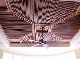 bamboo false ceiling indoor furniture