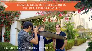reflector in outdoor photography