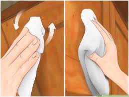 Grease, food particles and dust can build up on the cabinets and be difficult to remove, so it's a good idea to clean your cabinets this mild cleaning solution is perfect for everyday use on wooden cabinets. 3 Ways To Clean Wood Kitchen Cabinets Wikihow Life