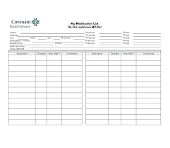 Call Log Template Excel Medication List Form Sheet Format