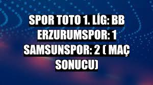 Spor toto 1. lig: bb erzurumspor: 1 samsunspor: 2 ( maç sonucu) - Erzurum  Haberleri - Diyadinnet