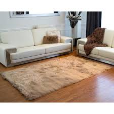 faux sheepskin indoor rug