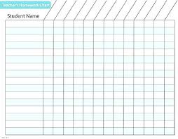 Printable Homework Assignment Tracker Template Images Of Download