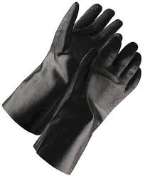 men s large pvc coated rubber gloves