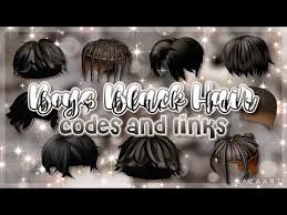 black hair codes links for boys