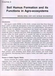 Early anthropogenic soil formation 733. Pdf Soil Humus Formation And Its Functions In Agro Ecosystem