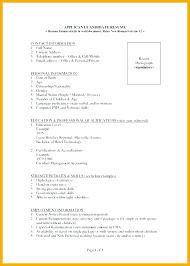 Resume Format In Word Free Download Azizim Co
