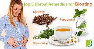 top 3 herbal remes for bloating