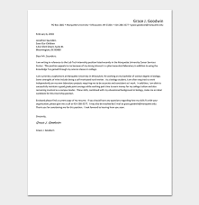 Internship Request Letter How To Write With Format