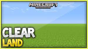 Then, click on fill and replace, then on ok, then on replace. Minecraft How To Clear Remove Land Super Quickly Xbox360 Ps3 Xboxone Ps4 Youtube