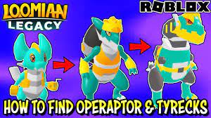HOW TO FIND OPERAPTOR, CONCREDON, TYRECKS IN LOOMIAN LEGACY (Roblox) -  Sepharite City Update - YouTube