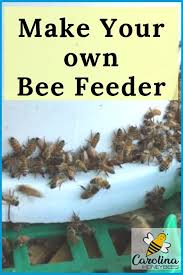 One solution is to use an open feeder. How To Make A Bucket Feeder For Bees Bee Feeder Feeding Bees Bee Hives Diy