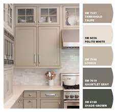 Taupe Kitchen Cabinets