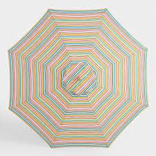 Multicolor Stripe Replacement Umbrella