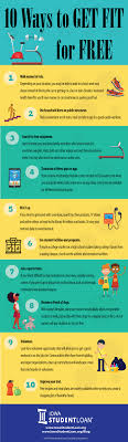 10 Ways To Get Fit For Free Infographic Iowa Student Loan