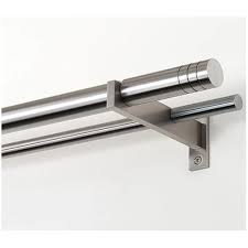 silver solid ss curtain rods at best