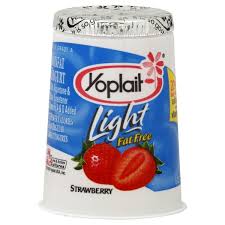 yoplait light yogurt strawberry fat free