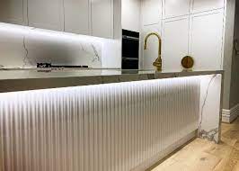 Corrugated Kitchen Bar Front By 3d Wall