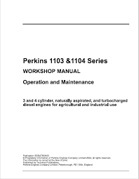 perkins engines 1103 1104 series