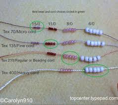 Nylon Beading Thread Size Chart Best Picture Of Chart