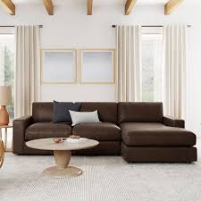 Urban Leather 2 Piece Chaise Sectional