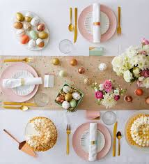 easter centerpieces and table settings