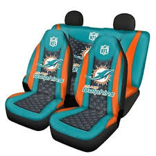 Miami Dolphins Car Seat Cover 5 Seater