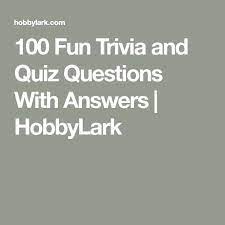 Sep 25, 2021 · we analysed thousands of trivia questions and put together this list of the very best questions you can use in your very own trivia competitions. 100 Fun Trivia And Quiz Questions With Answers Fun Trivia Questions Trivia Quiz Questions Family Trivia Questions