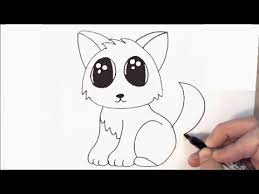 how to draw a cartoon cat in under 2