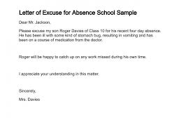 How Make Excuse Letter Of For Absence School Sample 286 2 Release