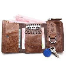 Contact S Genuine Leather Men Key