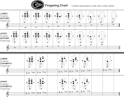 Fingering Chart Coda Edc Flutes