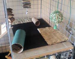 how to build a rabbit cage using cubes