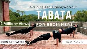 4 minute fat burning workout