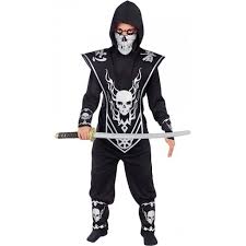 ninja warrior skull lord boy s silver