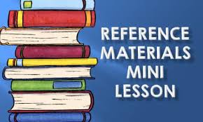 reference materials mini lesson book