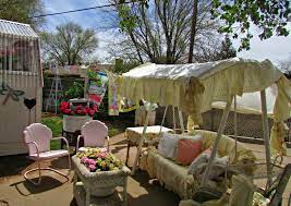 Learn how to do just about everything at ehow. Penny S Vintage Home No Sew Shabby Chic Swing Canopy And Seat Cover Beautiful Backyard Canopy Diy Canopy Patio Canopy