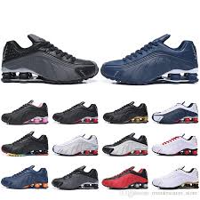 2019 Spring Shox R4 Running Shoes For Men Women Zapatillas Hombre Breathable Leather Mens Trainers Designer Athletic Sneaker Size 36 46