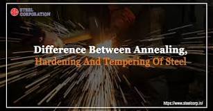 Difference Between Annealing, Hardening And Tempering Of Steel